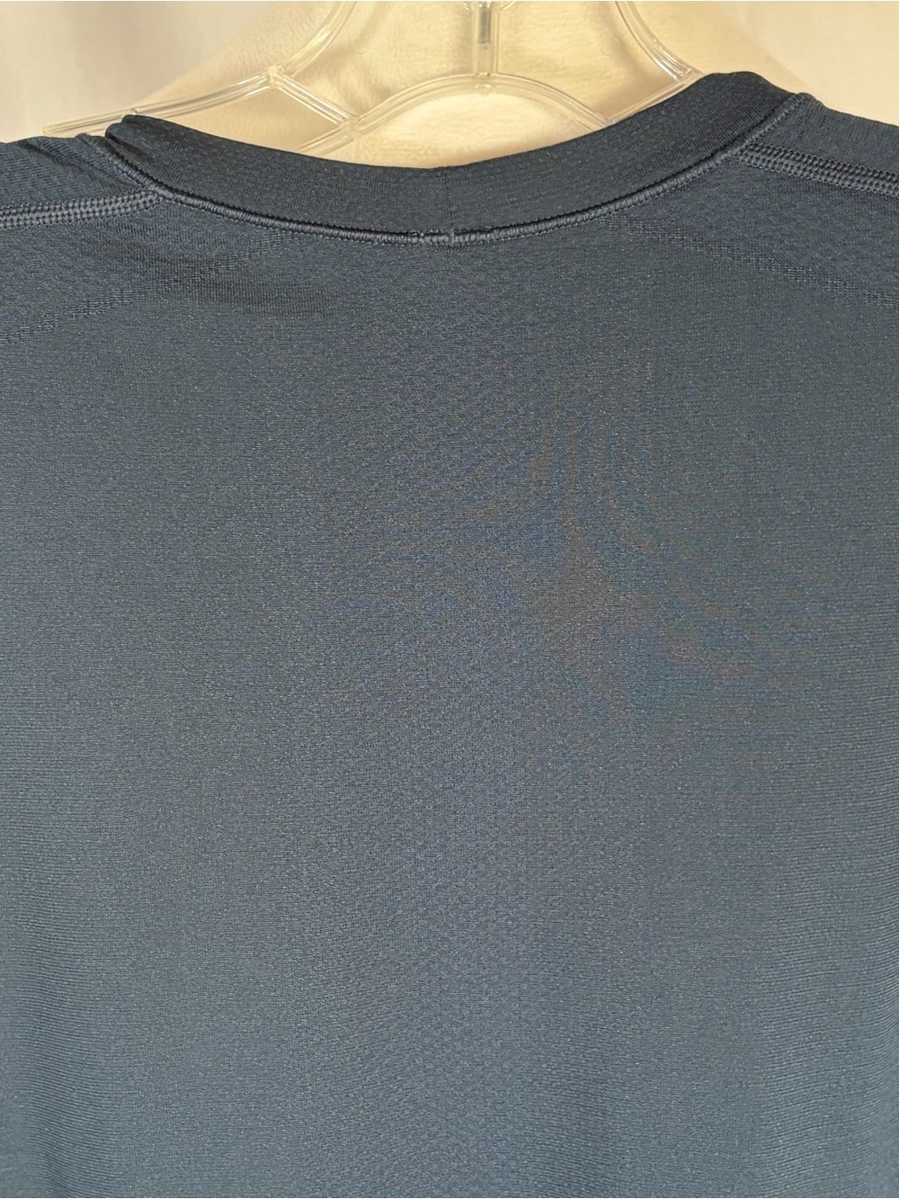Lululemon Men’s Metal Vent Tech Short Sleeve Shirt Navy Blue Size Large Workout - Picture 6 of 7